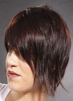 zdjęcie z fryzurą –   cieniowane włosy krótkie fryzury  z numerem :  83